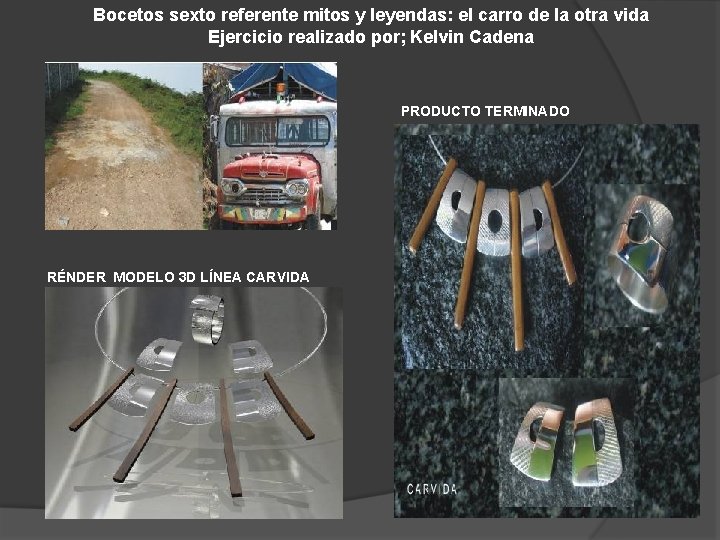 Bocetos sexto referente mitos y leyendas: el carro de la otra vida Ejercicio realizado