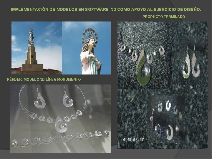 IMPLEMENTACIÓN DE MODELOS EN SOFTWARE 3 D COMO APOYO AL EJERCICIO DE DISEÑO. PRODUCTO