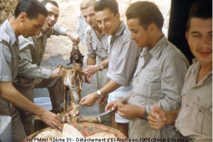 1 er PMAH 12ème DI - Détachement d’El-Aricha en 1958 (Benard Seguin) 1 er PMAH 12ème DI - Détachement d’El-Aricha en 1958 (Benard Seguin)