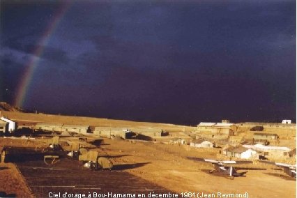 Ciel d’orage à Bou-Hamama en décembre 1961 (Jean Reymond) Ciel d’orage à Bou-Hamama en décembre 1961 (Jean Reymond)