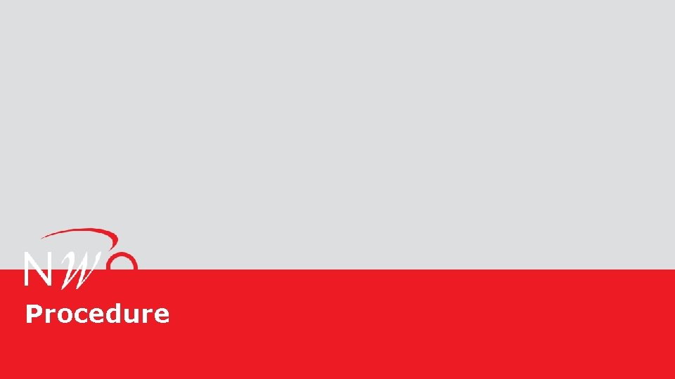 Procedure Nederlandse Organisatie voor Wetenschappelijk Onderzoek 