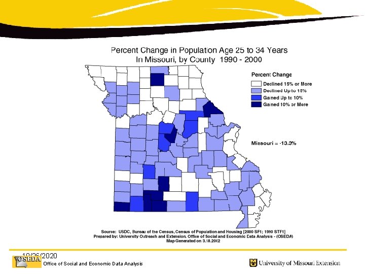 10/26/2020 Office of Social and Economic Data Analysis 