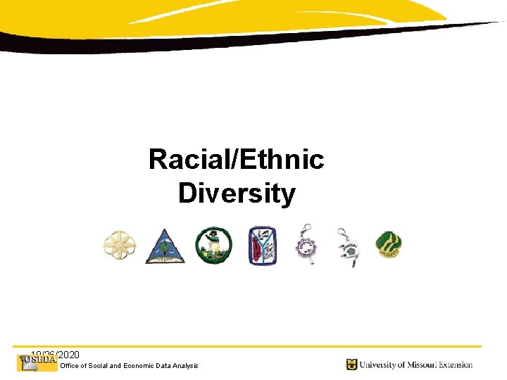 Racial/Ethnic Diversity 10/26/2020 Office of Social and Economic Data Analysis 