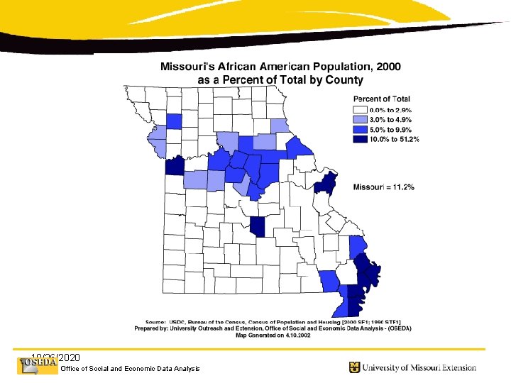 10/26/2020 Office of Social and Economic Data Analysis 