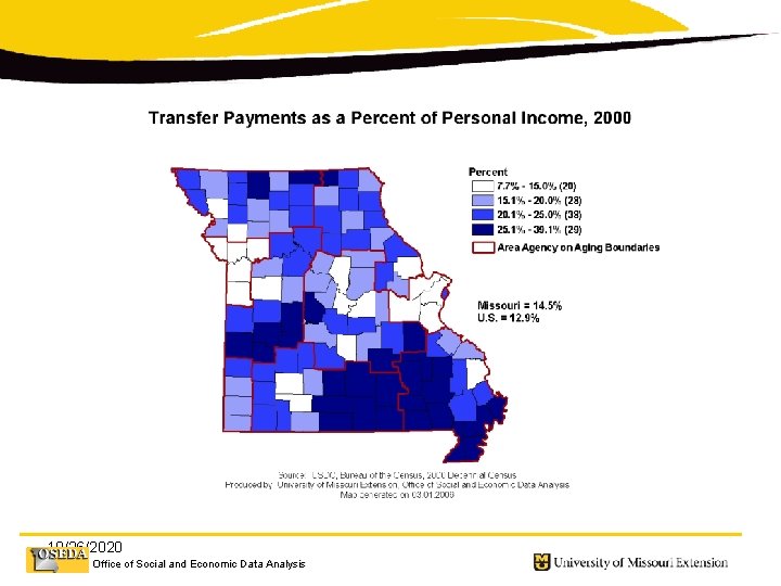 10/26/2020 Office of Social and Economic Data Analysis 