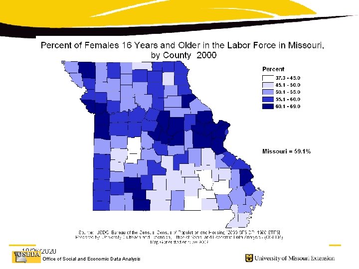 10/26/2020 Office of Social and Economic Data Analysis 