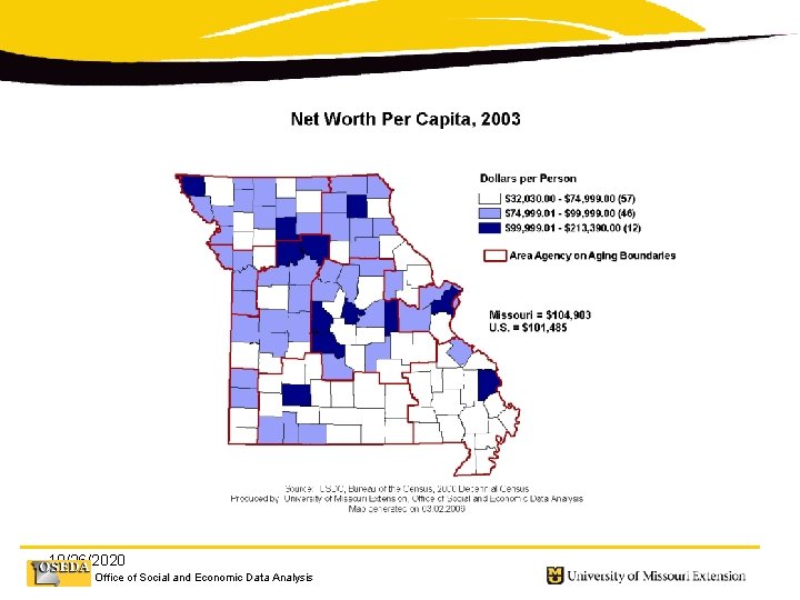 10/26/2020 Office of Social and Economic Data Analysis 