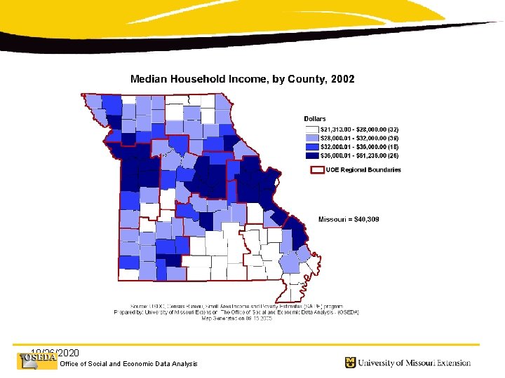 10/26/2020 Office of Social and Economic Data Analysis 