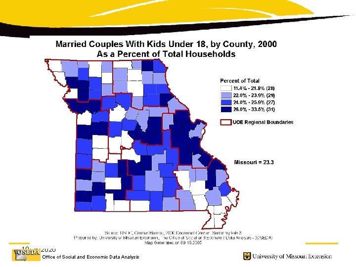 10/26/2020 Office of Social and Economic Data Analysis 