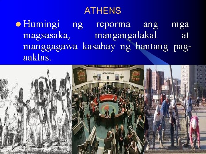 ATHENS l Humingi ng reporma ang mga magsasaka, mangangalakal at manggagawa kasabay ng bantang ATHENS l Humingi ng reporma ang mga magsasaka, mangangalakal at manggagawa kasabay ng bantang