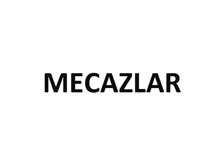 MECAZLAR 