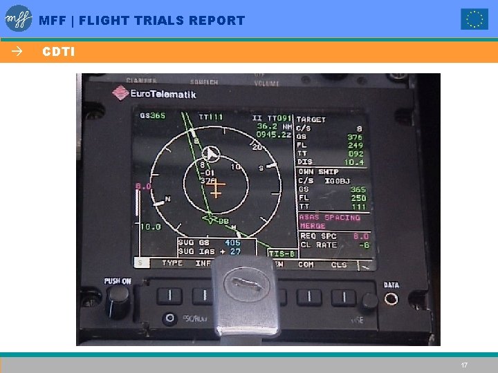 MFF | FLIGHT TRIALS REPORT à CDTI 17 