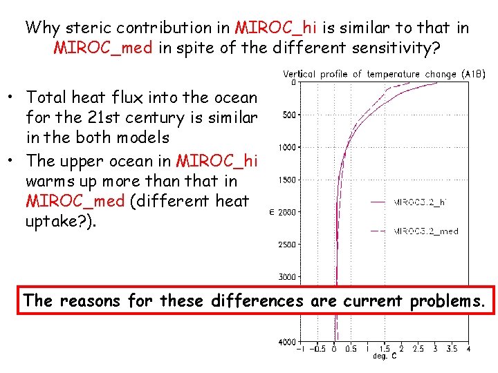 Why steric contribution in MIROC_hi is similar to that in MIROC_med in spite of
