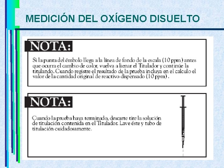 MEDICIÓN DEL OXÍGENO DISUELTO 