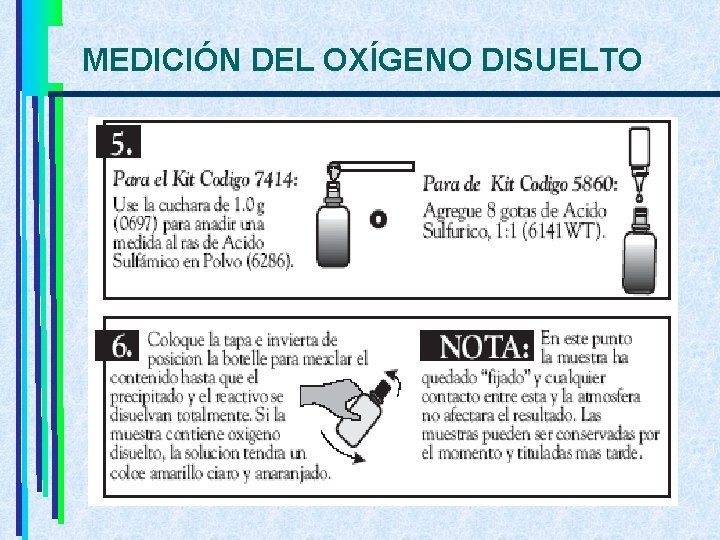 MEDICIÓN DEL OXÍGENO DISUELTO 