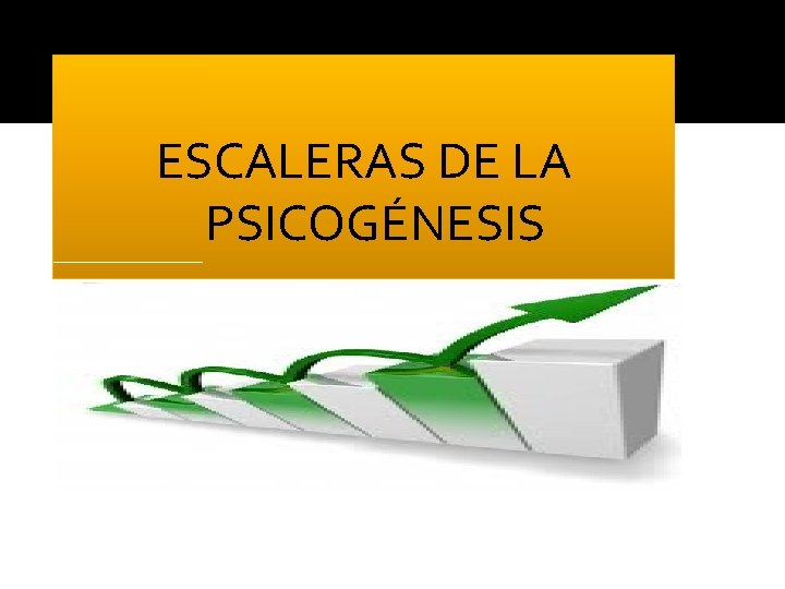 ESCALERAS DE LA PSICOGÉNESIS 