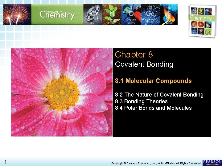 8. 1 Molecular Compounds > Chapter 8 Covalent Bonding 8. 1 Molecular Compounds 8.