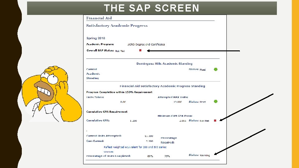 THE SAP SCREEN 
