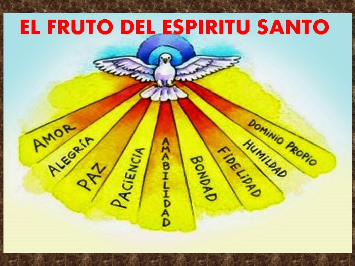 EL FRUTO DEL ESPIRITU SANTO 