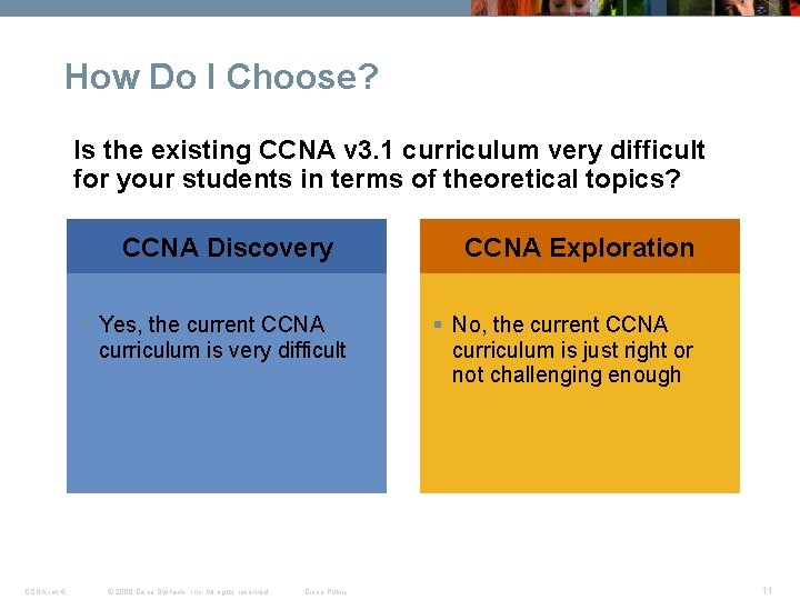 How Do I Choose? Is the existing CCNA v 3. 1 curriculum very difficult