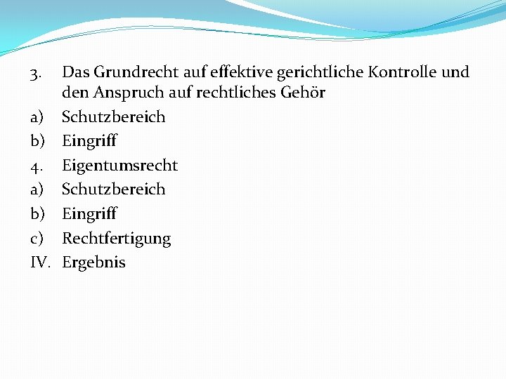 3. Das Grundrecht auf effektive gerichtliche Kontrolle und den Anspruch auf rechtliches Gehör a)