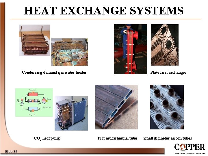 HEAT EXCHANGE SYSTEMS Plate heat exchanger Condensing demand gas water heater CO 2 heat
