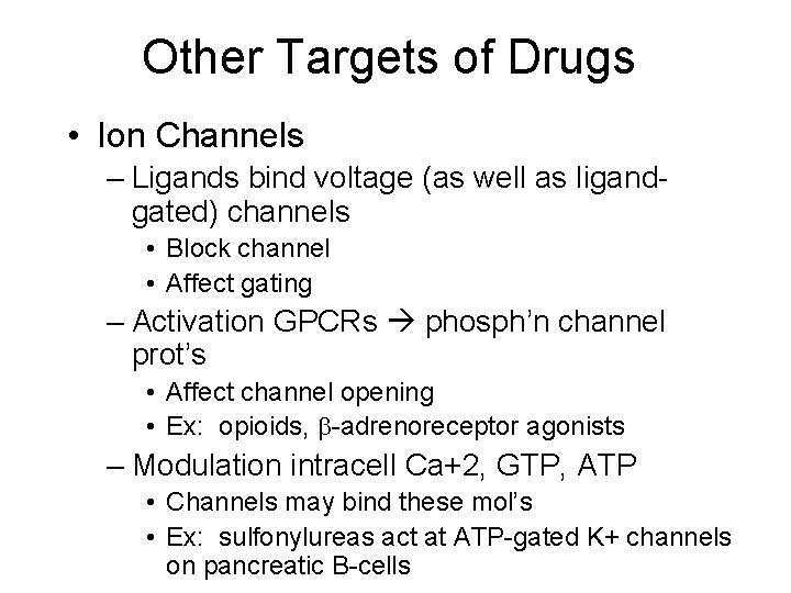 Cellular Receptors Chapter 2 Binding of Drugs into