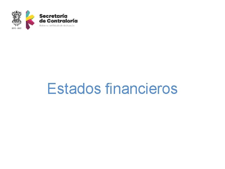 Estados financieros 