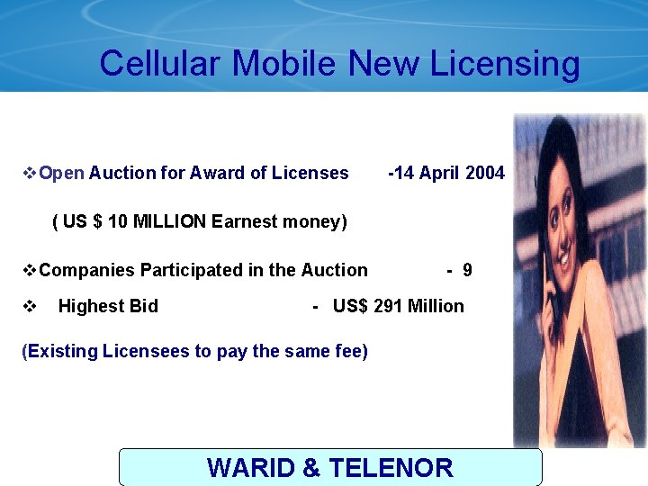Cellular Mobile New Licensing v. Open Auction for Award of Licenses -14 April 2004