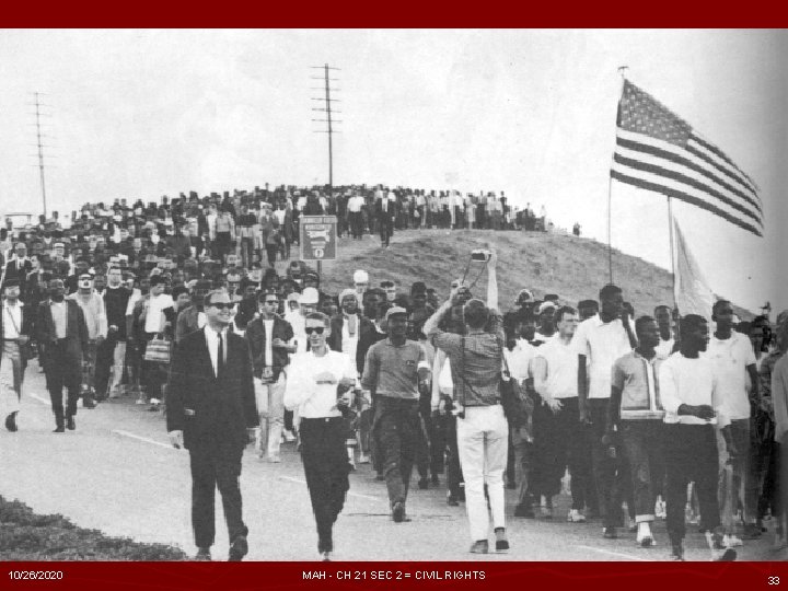 10/26/2020 MAH - CH 21 SEC 2 = CIVIL RIGHTS 33 10/26/2020 MAH - CH 21 SEC 2 = CIVIL RIGHTS 33