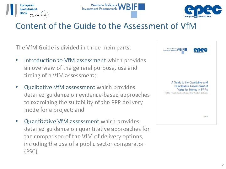 Content of the Guide to the Assessment of Vf. M The Vf. M Guide