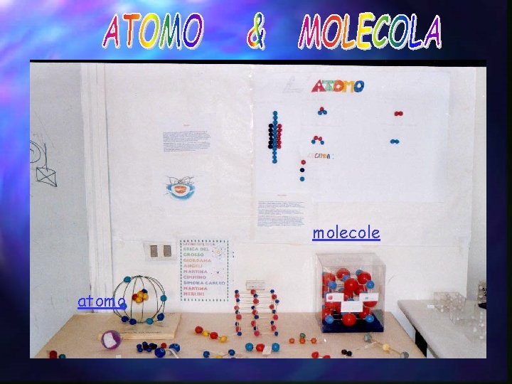 molecole atomo 