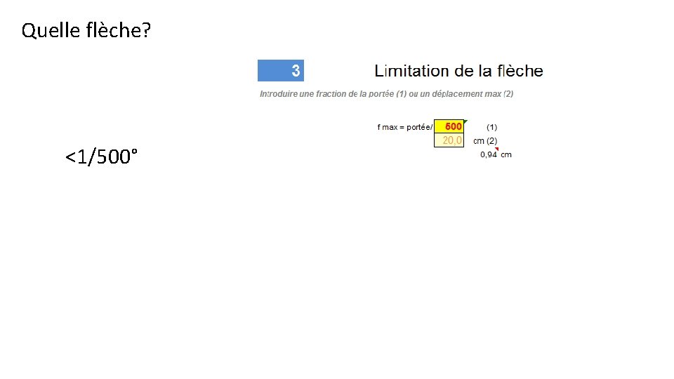 Quelle flèche? <1/500° 