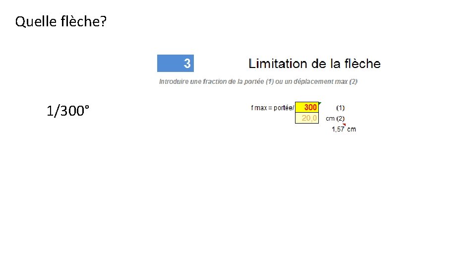 Quelle flèche? 1/300° 