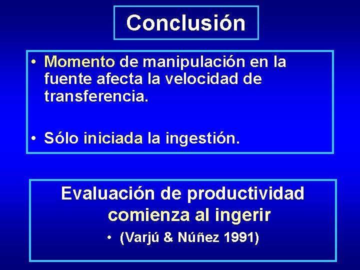 Conclusión • Momento de manipulación en la fuente afecta la velocidad de transferencia. • Conclusión • Momento de manipulación en la fuente afecta la velocidad de transferencia. •