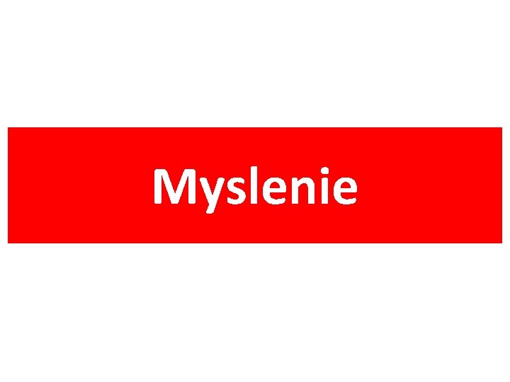 Myslenie 
