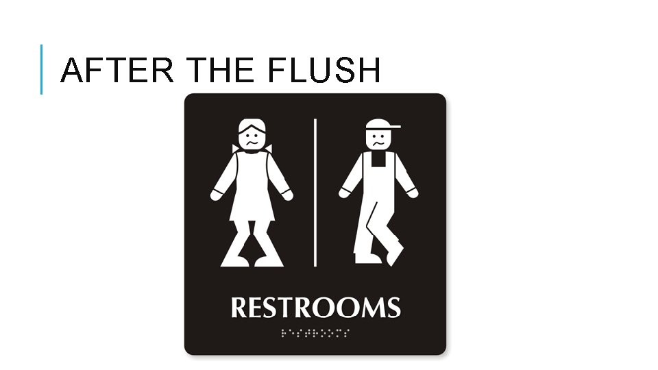 AFTER THE FLUSH AFTER THE FLUSH