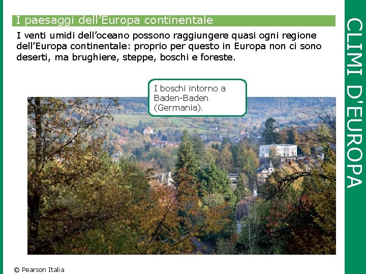 I venti umidi dell’oceano possono raggiungere quasi ogni regione dell’Europa continentale: proprio per questo