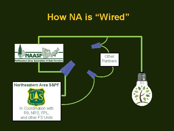 How NA is “Wired” Other Partners Northeastern Area S&PF In Coordination with R 9,