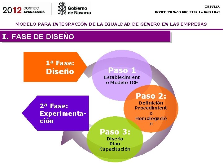 IMPULSA: INSTITUTO NAVARRO PARA LA IGUALDAD MODELO PARA INTEGRACIÓN DE LA IGUALDAD DE GÉNERO