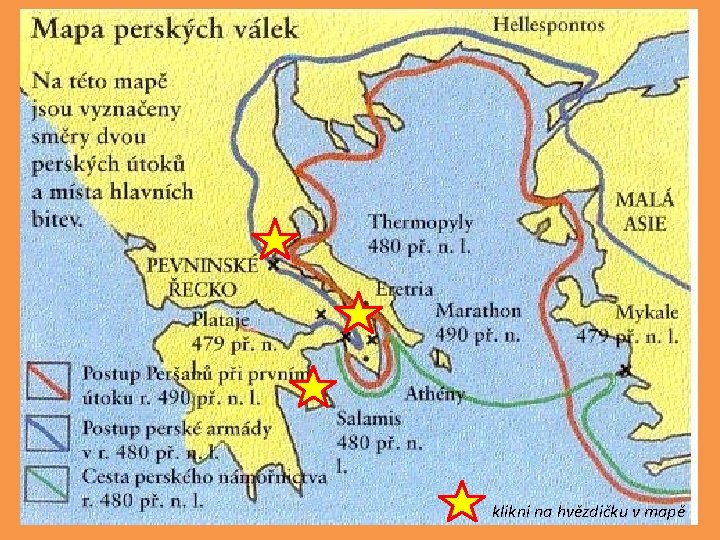 klikni na hvězdičku v mapě 