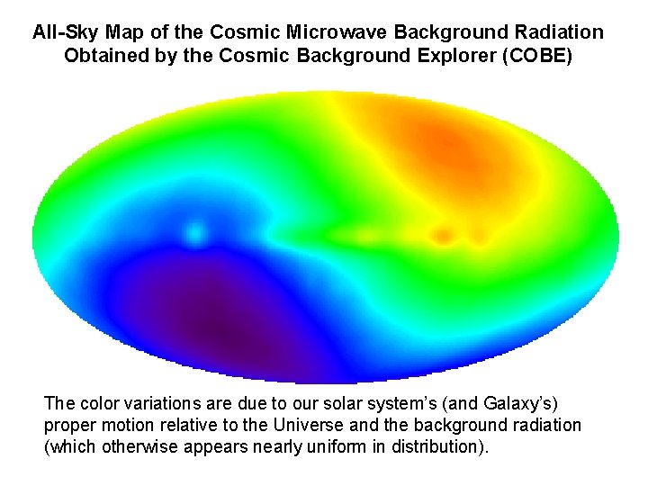 All-Sky Map of the Cosmic Microwave Background Radiation Obtained by the Cosmic Background Explorer