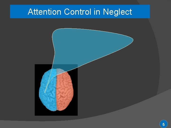 Attention Control in Neglect 5 