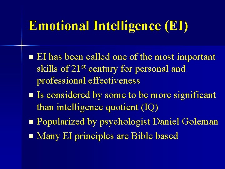 Leading with Emotional Intelligence Change You Can Believe