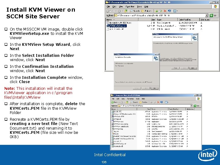 Install KVM Viewer on SCCM Site Server q On the MSSCCM VM image, double