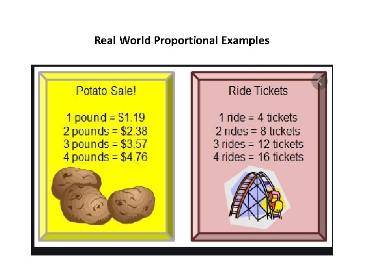 Real World Proportional Examples 
