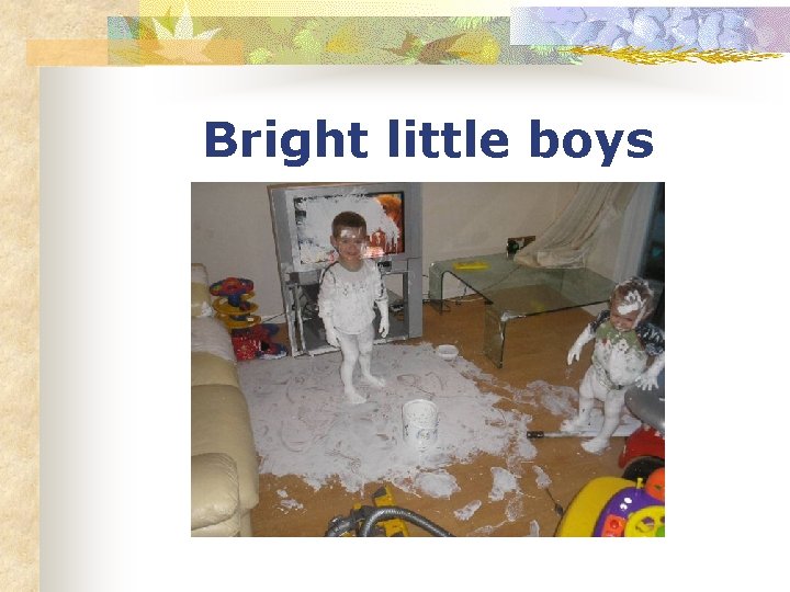 Bright little boys 