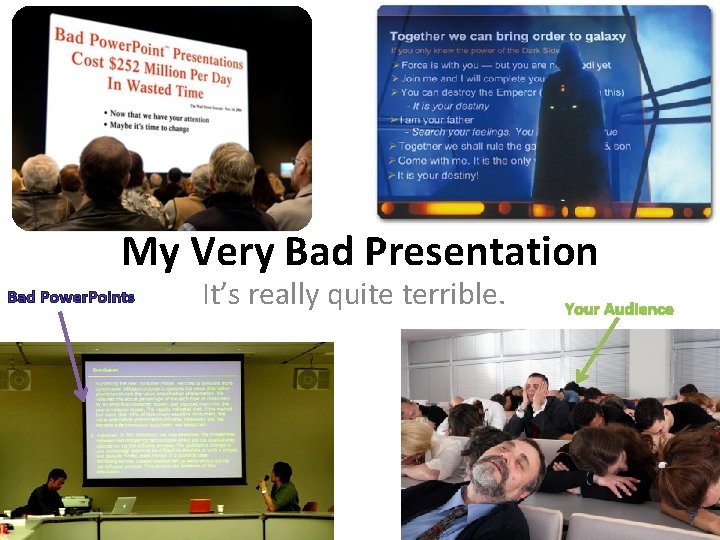 My Very Bad Presentation Bad Power. Points It’s really quite terrible. Your Audience 