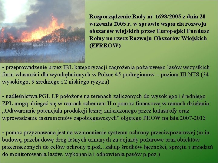 Rozporządzenie Rady nr 1698/2005 z dnia 20 września 2005 r. w sprawie wsparcia rozwoju