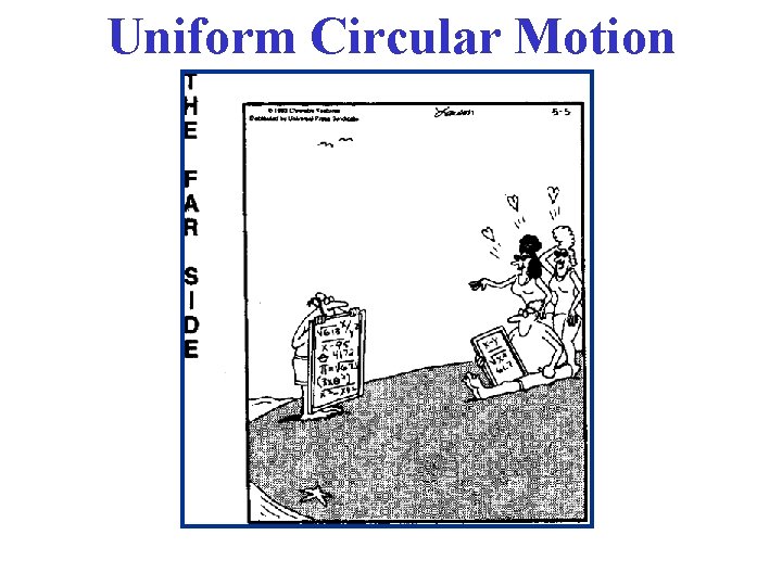 Uniform Circular Motion 